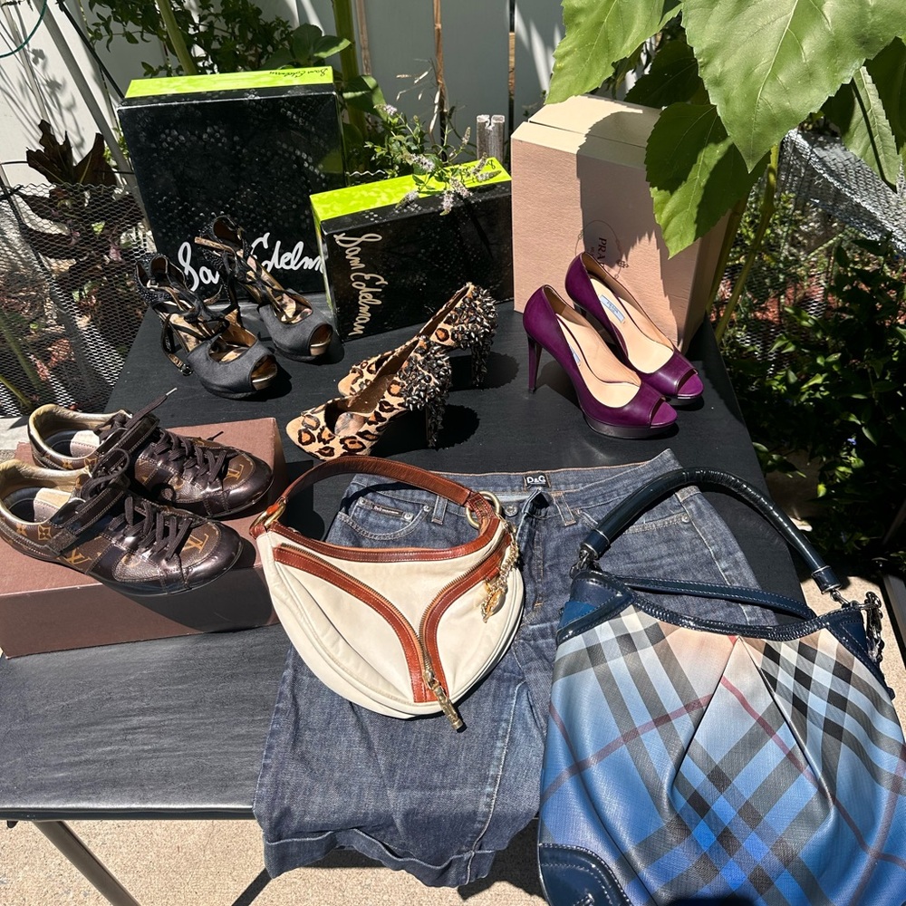 Vintage Burberry, Versace, Prada, SamEdelman & Louis Vuitton Name your price!